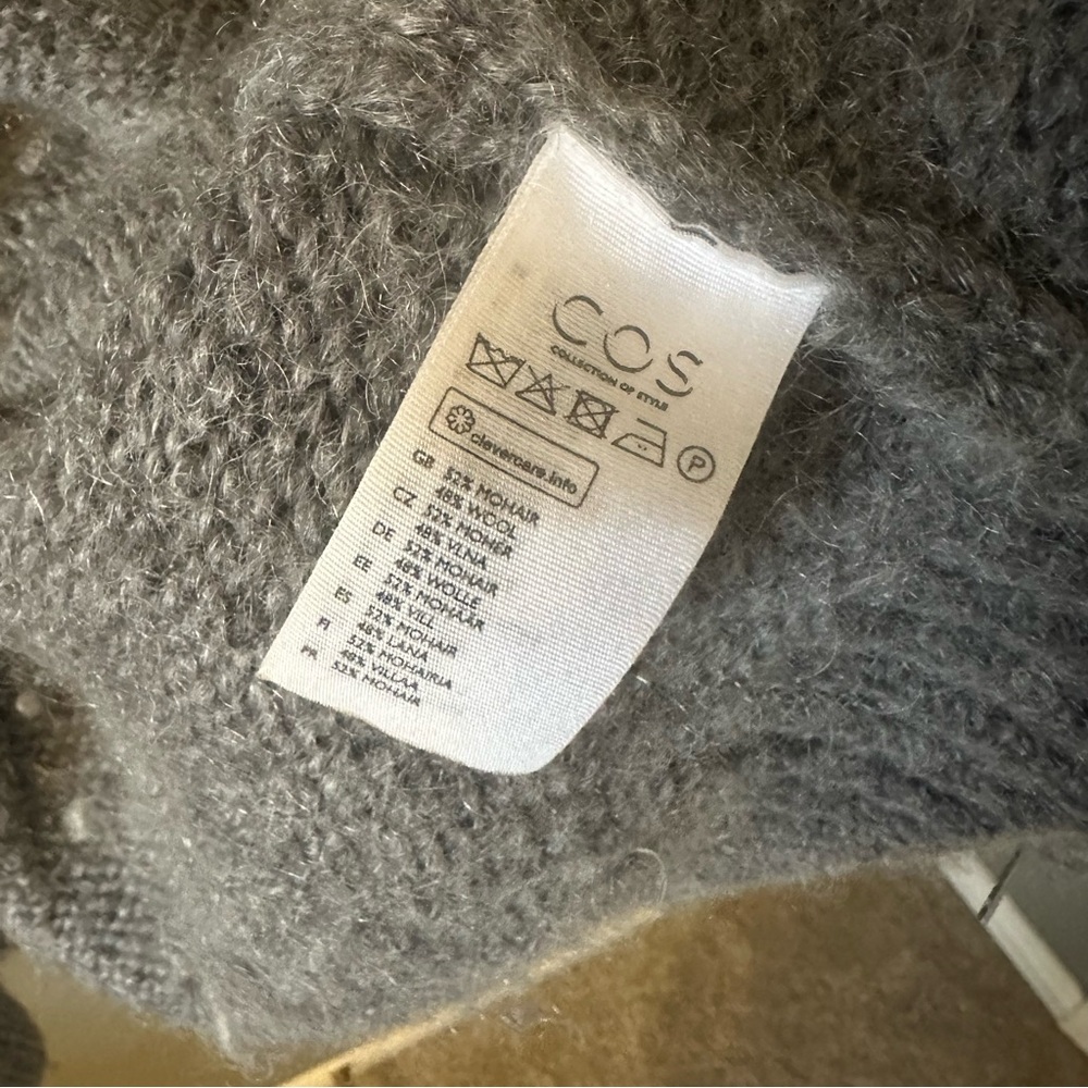 COS Gray Women's Cardigan Sweater - Picture 8 of 10